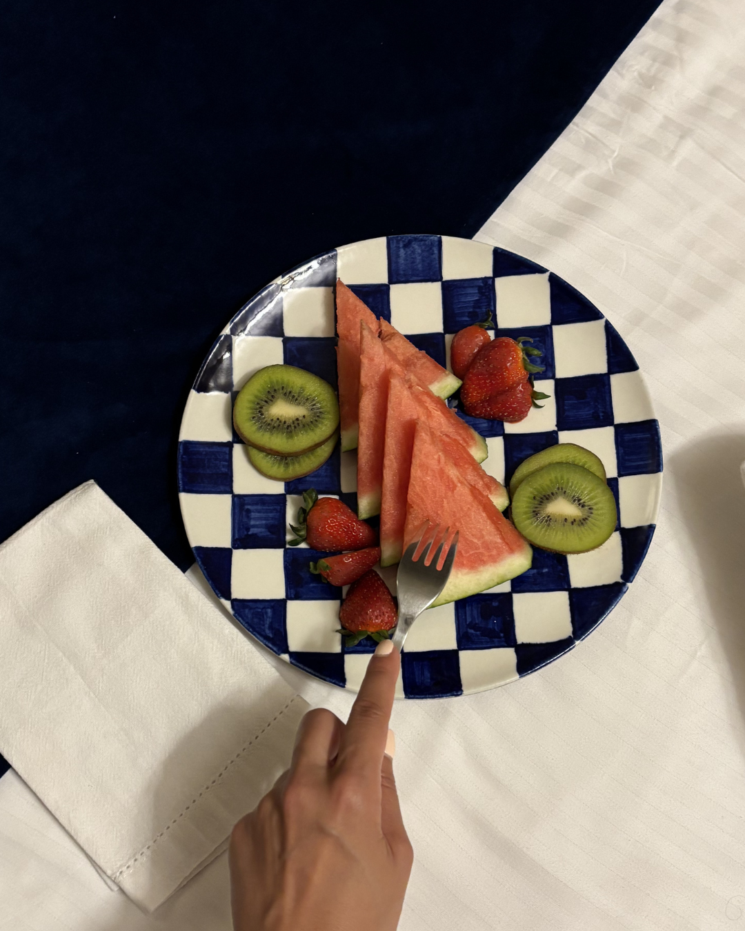 Assiette à Dîner Courtyard Canvas