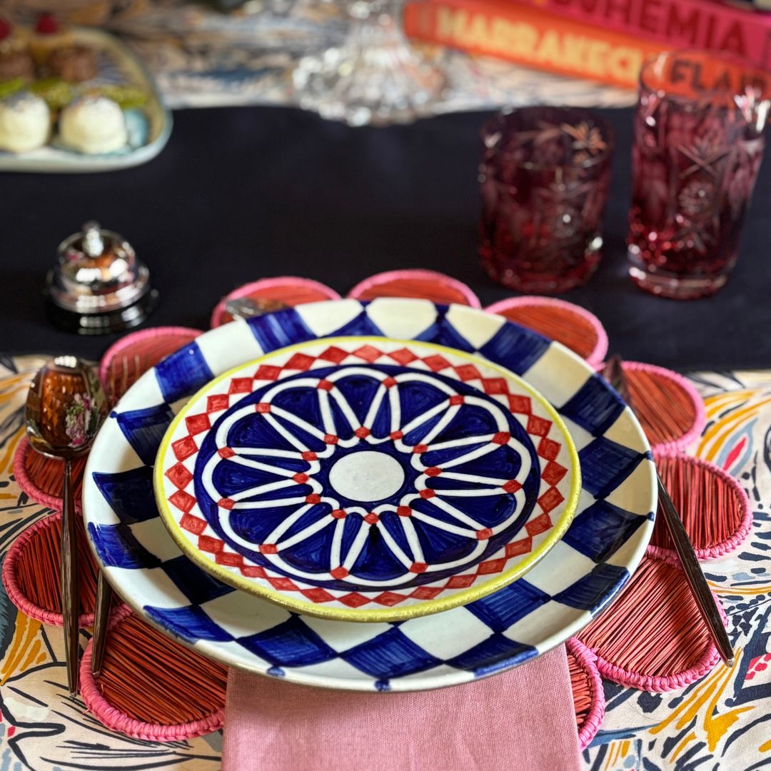 Zellige Delight Dessert Plate